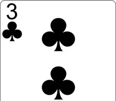 3 de trèfle
