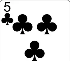 5 de trèfle