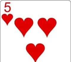 5 of hearts
