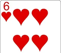 6 de cœur